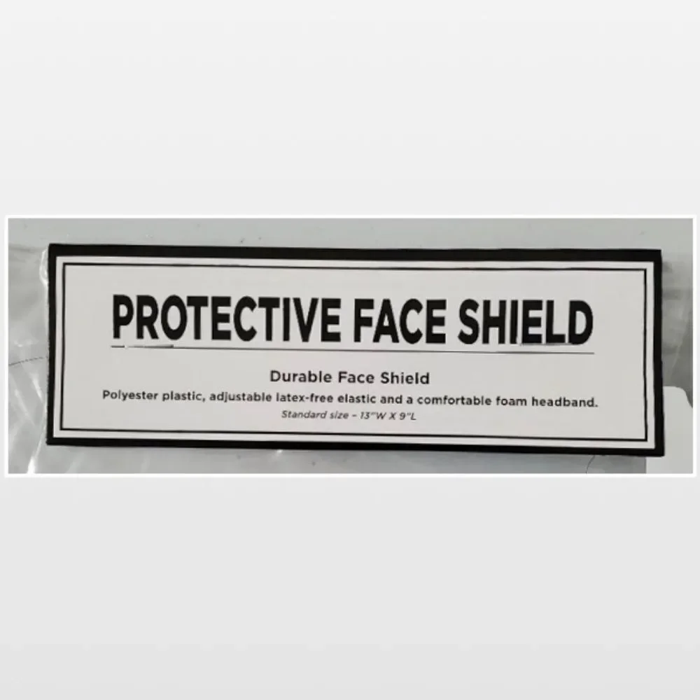 New Clear Plastic Face Shields Acce